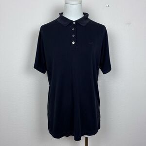 Ellesse Shirt Womens Ten Polo Silk Classic Capsule Preppy Everyday Black